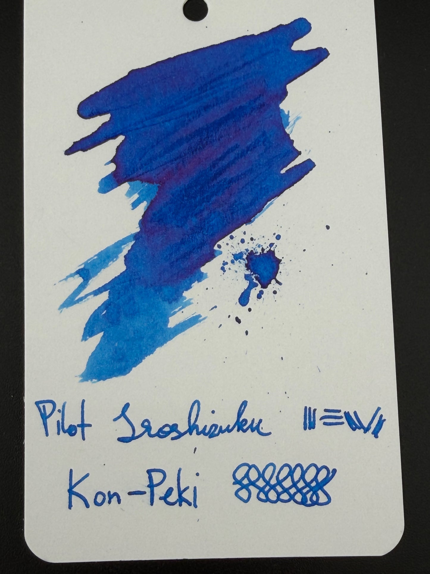 Pilot Iroshizuku - Kon-peki (Deep Blue) Ink