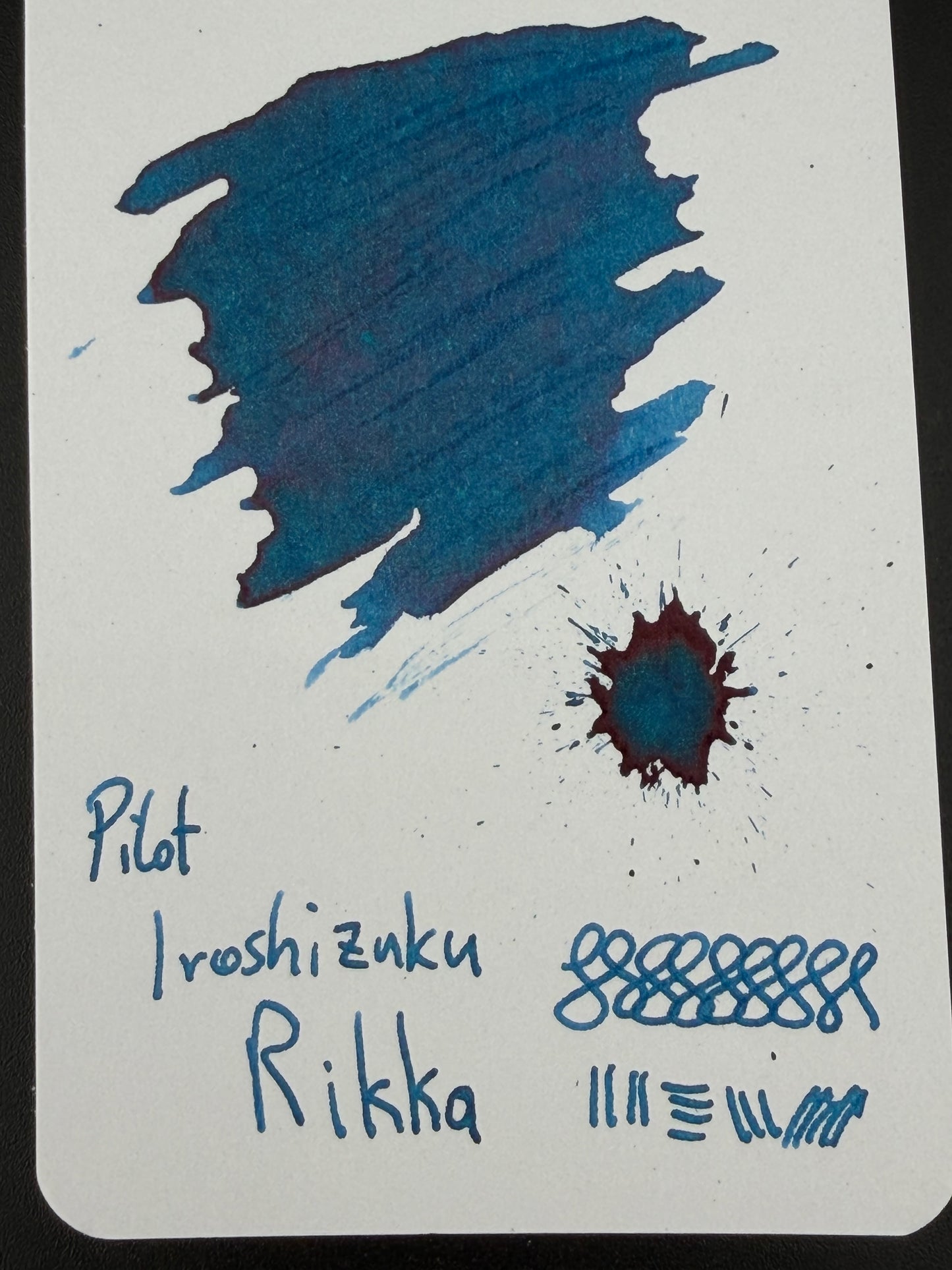 Pilot Iroshizuku Rikka - Blue Ink