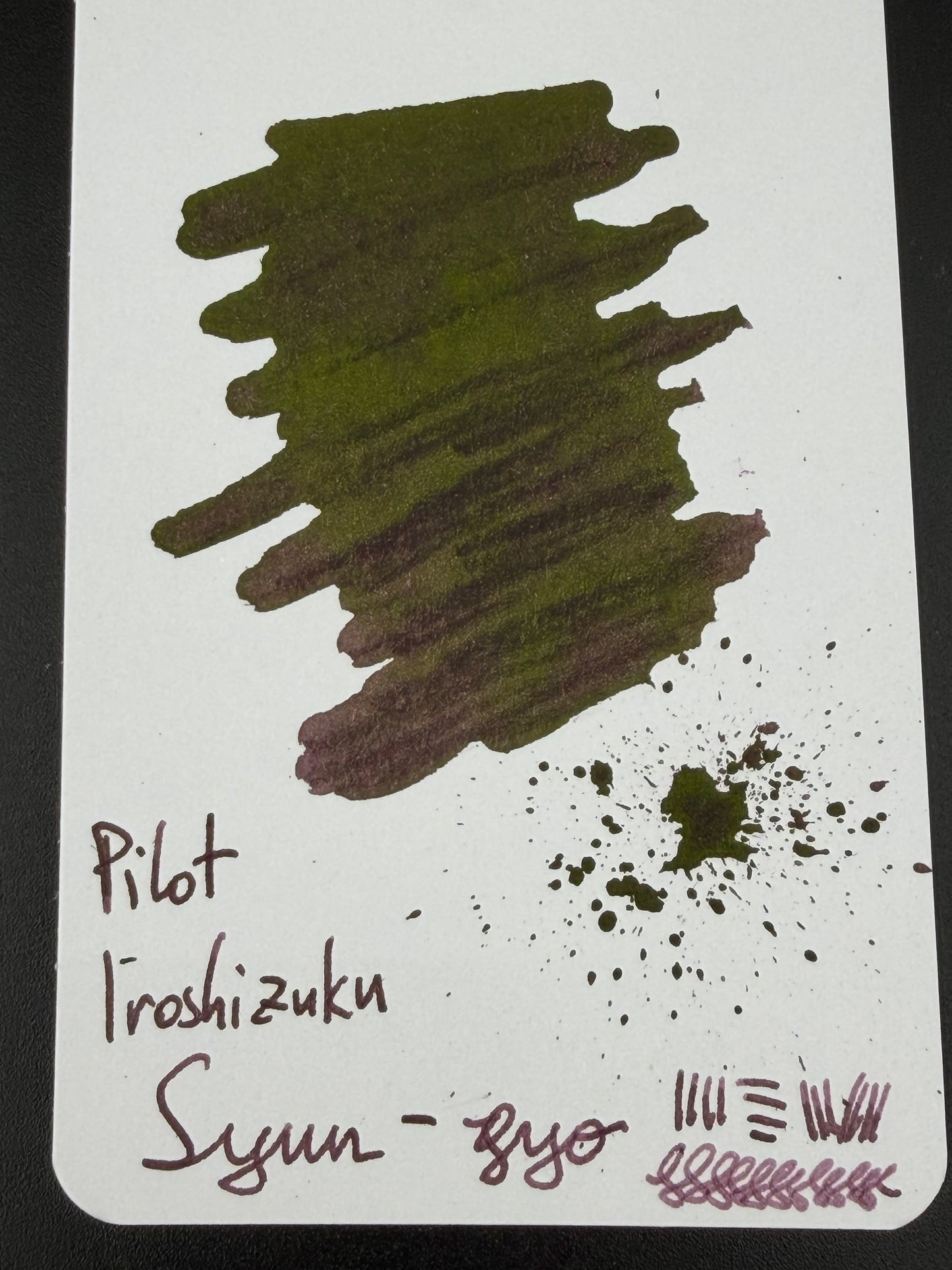 Pilot Iroshizuku Syun-gyo - Red-Lavender Ink