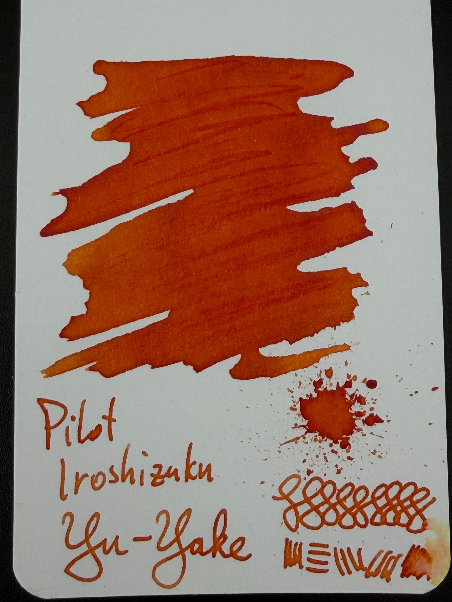 Pilot Iroshizuku Yu-yake - Orange Ink