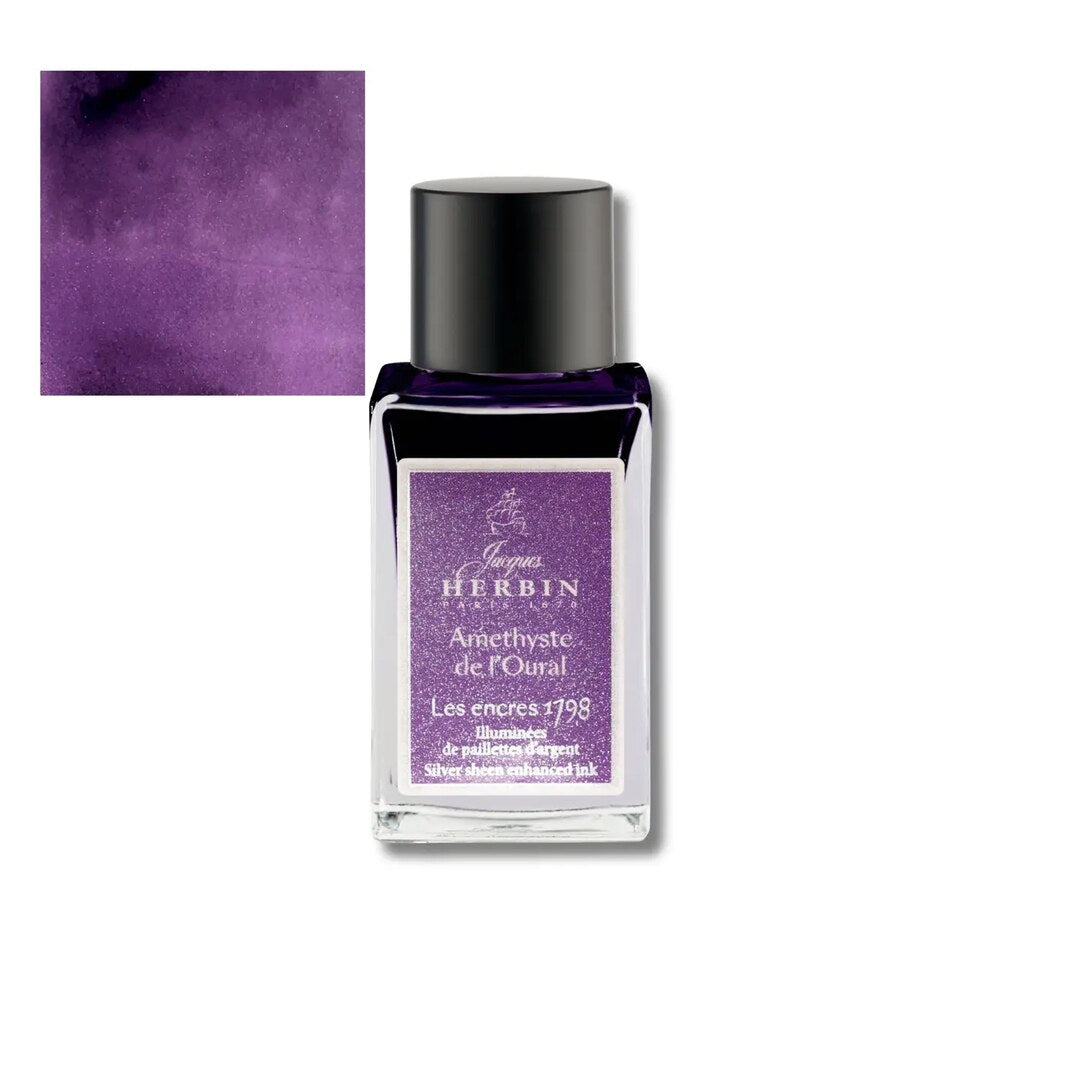 Jacques Herbin 1798 Améthyste de l’Oural Silver Shimmer Ink