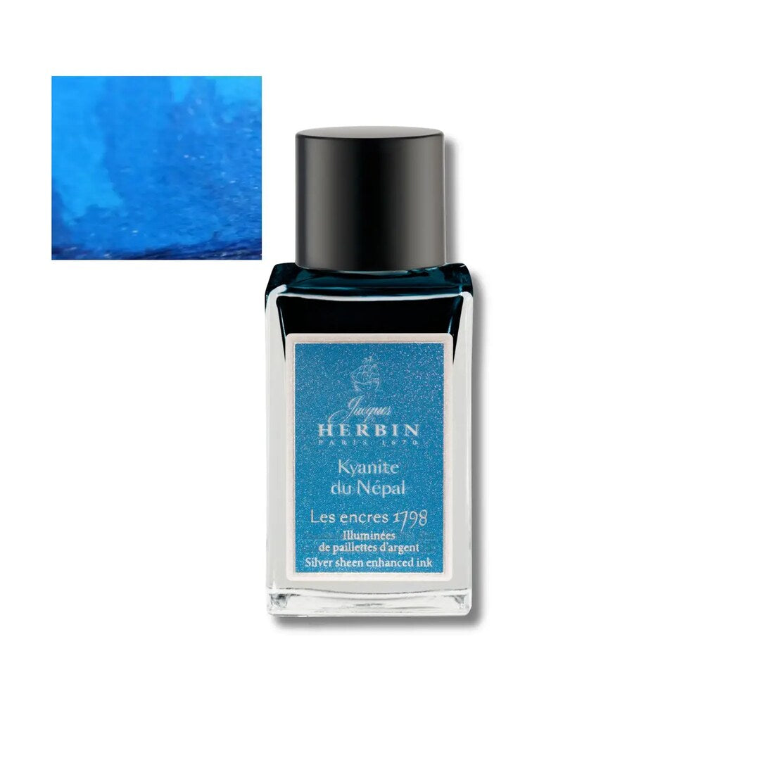 Jacques Herbin 1798 Kyanite du Népal Silver Shimmer Ink