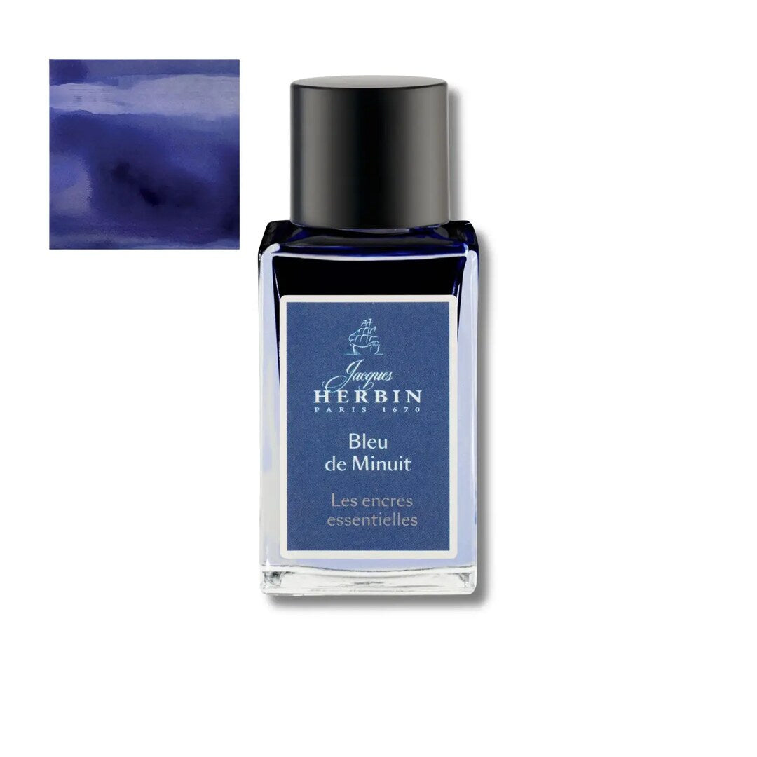 Jacques Herbin Essentials Bleu de Minuit Fountain Pen Ink