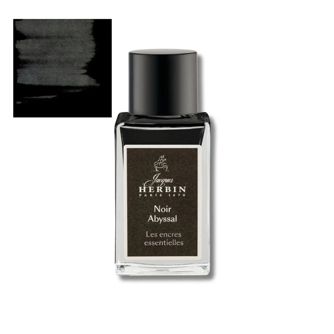 Jacques Herbin Essentials Noir Abyssal Fountain Pen Ink