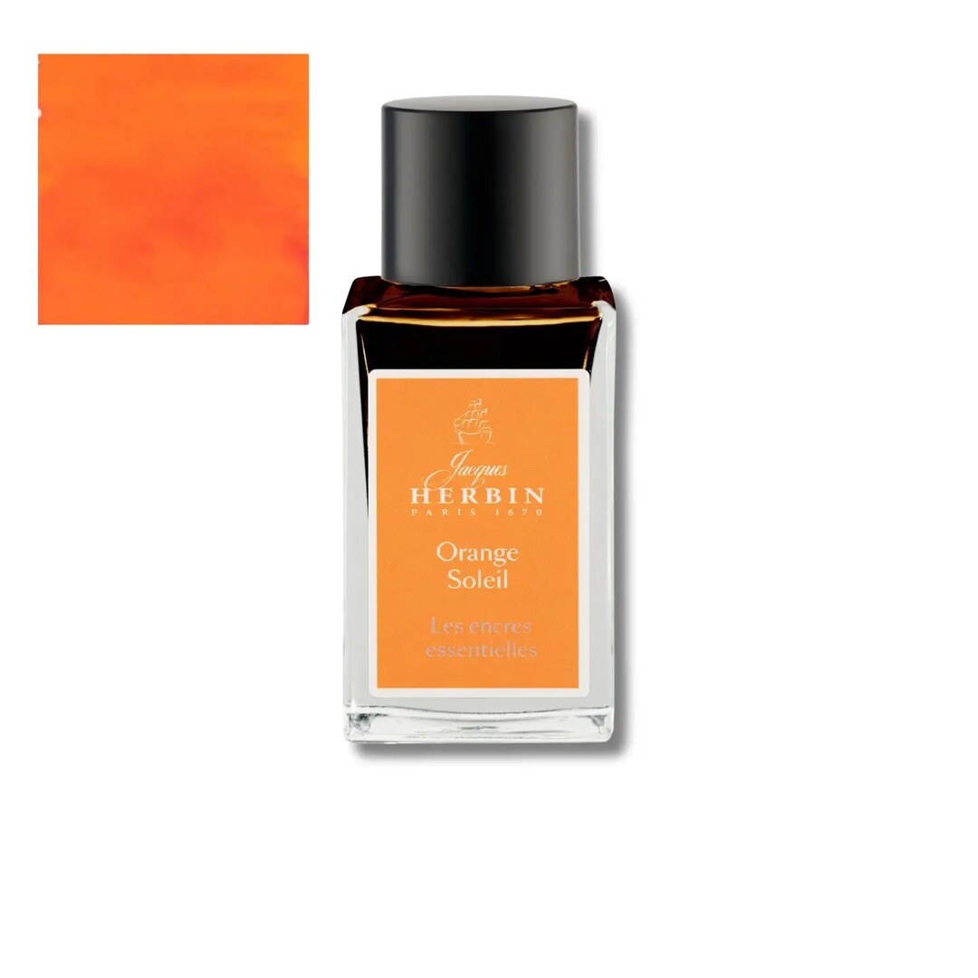Jacques Herbin Essentials Orange Soleil Fountain Pen Ink