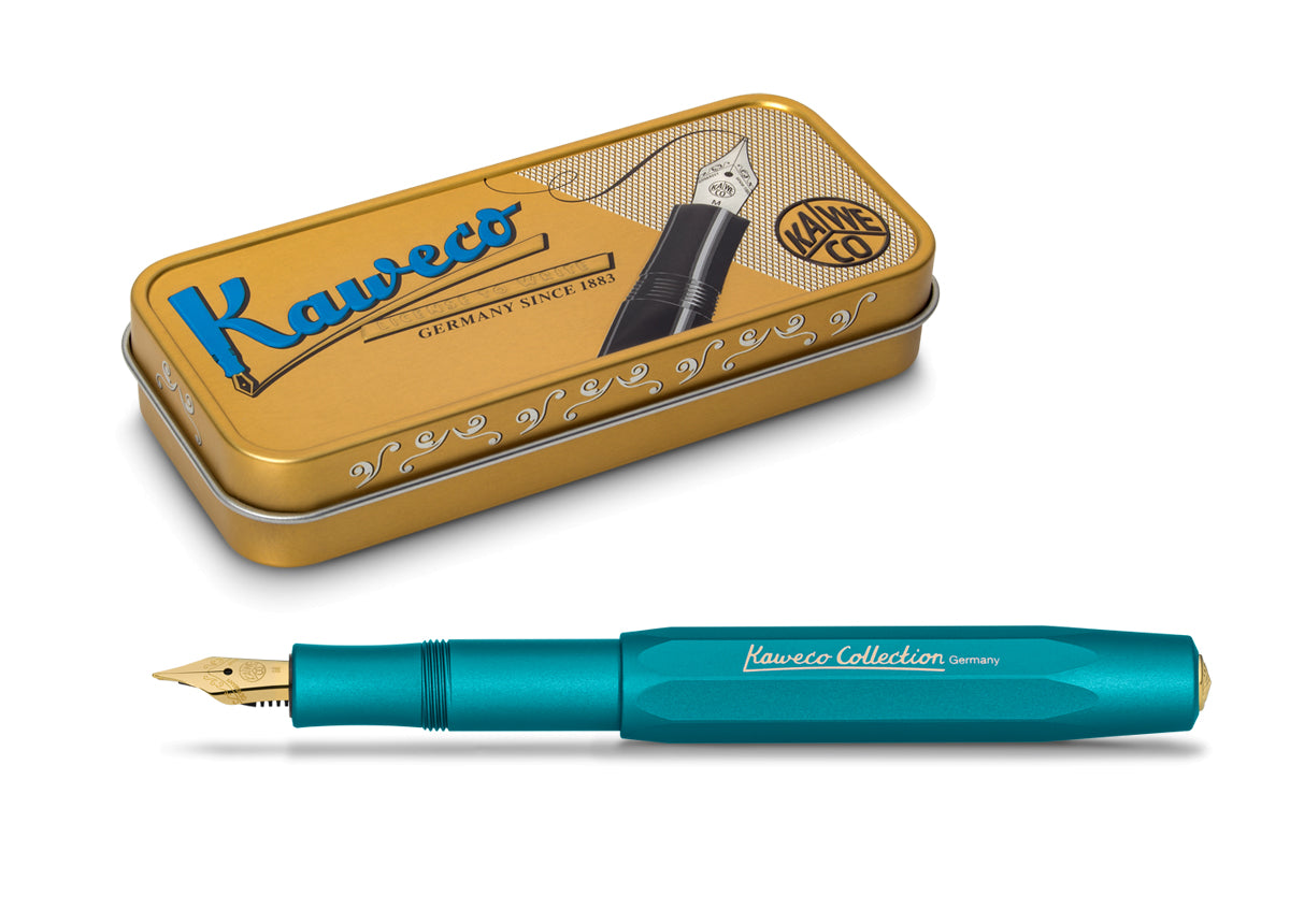 Kaweco Collector's AL Sport Fountain Pen - Iguana Blue