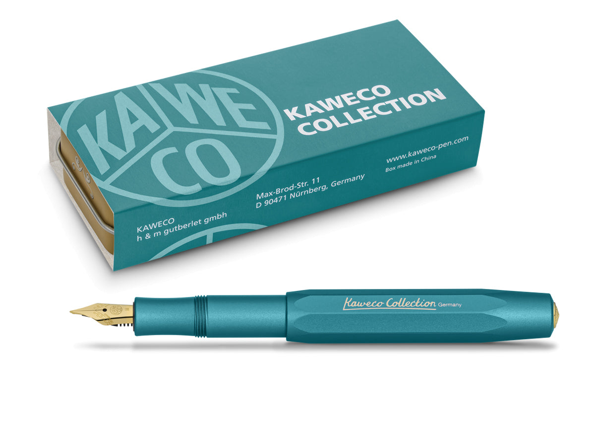 Kaweco Collector's AL Sport Fountain Pen - Iguana Blue