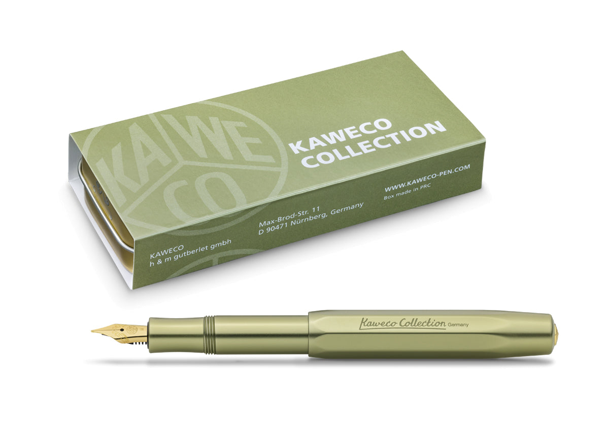 Kaweco Collector's AL Sport Fountain Pen - Aluminum Olivine
