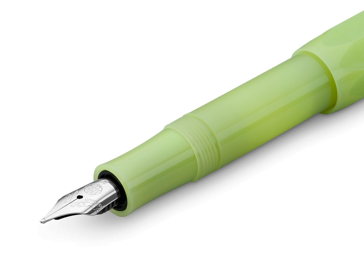 Kaweco Frosted Sport Fountain Pen - Fine Lime