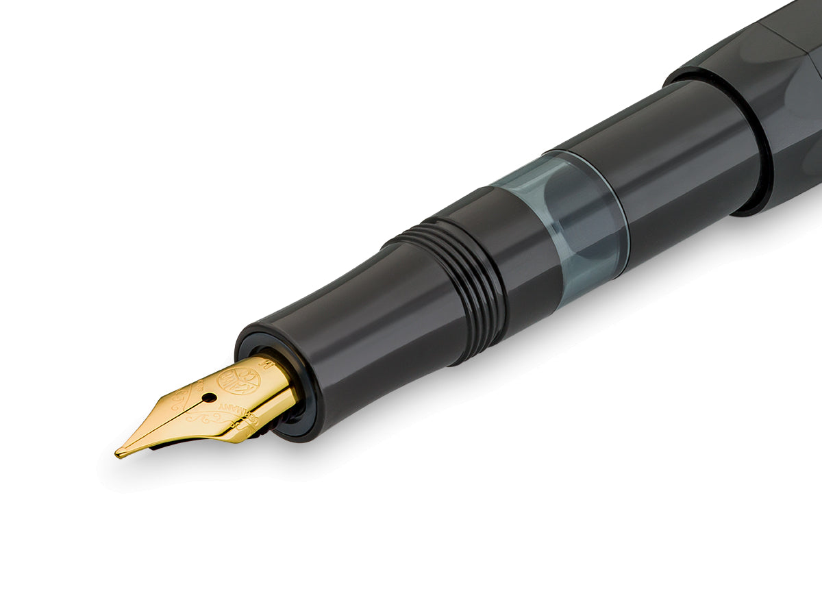 Kaweco Piston Sport Fountain Pen - Black/Gold