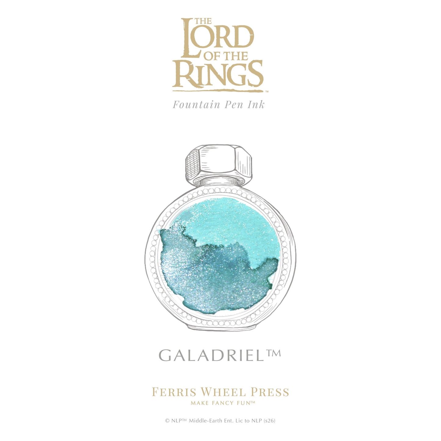 Ferris Wheel Press x The Lord of the Rings - Galadriel Signature Ink (38mL)