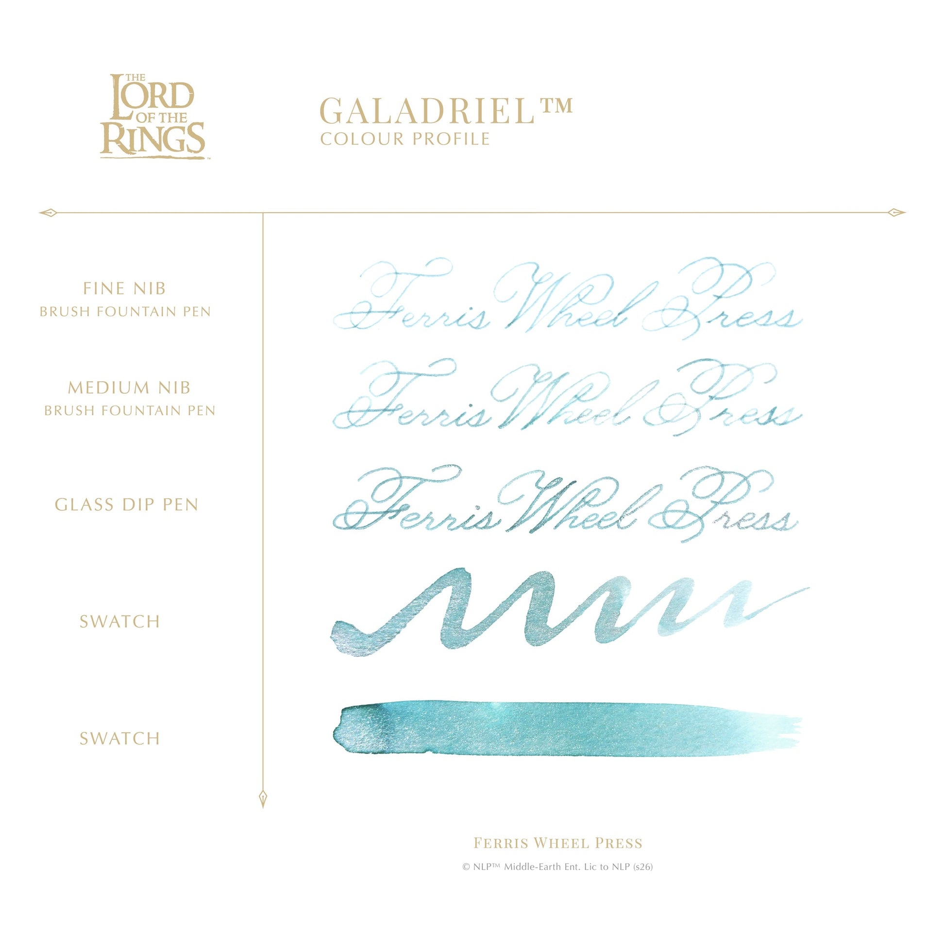 Ferris Wheel Press x The Lord of the Rings - Galadriel Signature Ink (38mL)