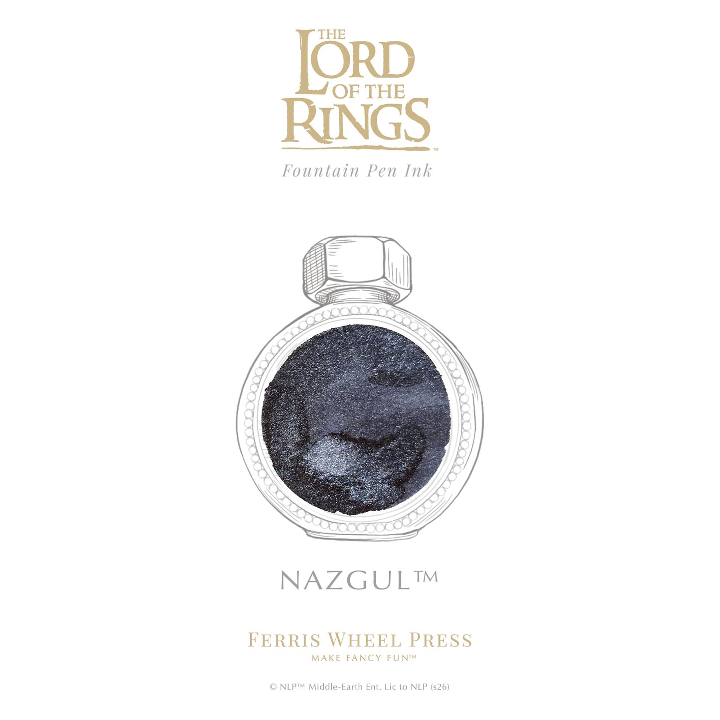 Ferris Wheel Press x The Lord of the Rings - Nazgûl Signature Ink (38mL)