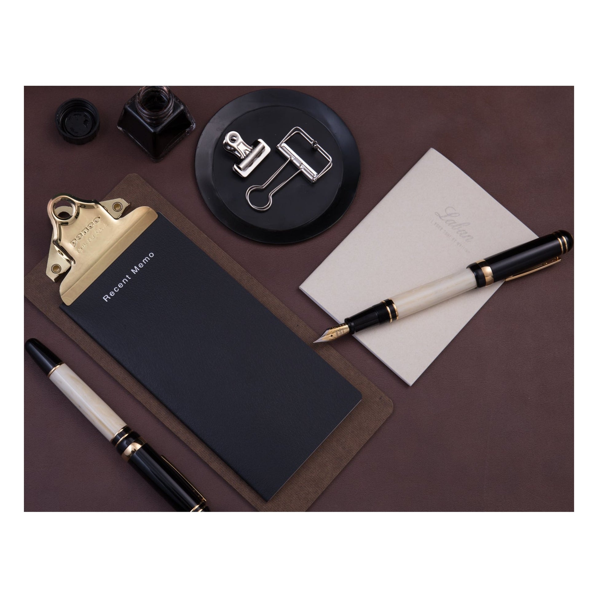 Laban 325 Cambridge fountain pen on a writing desk