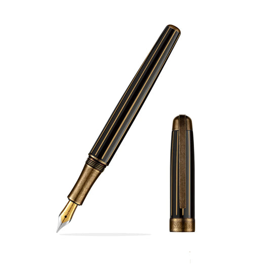 Laban Antique II Fountain Pen - Gold