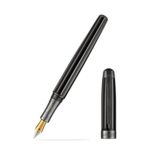 Laban Antique II Fountain Pen - Gunmetal