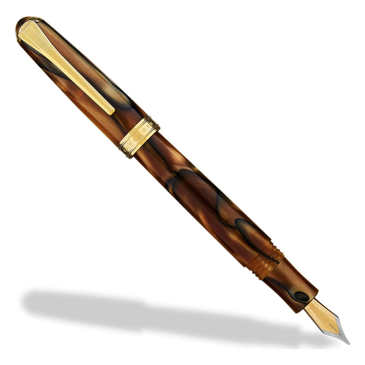 Levenger True Writer Classic Fountain Pen - Café Mocha