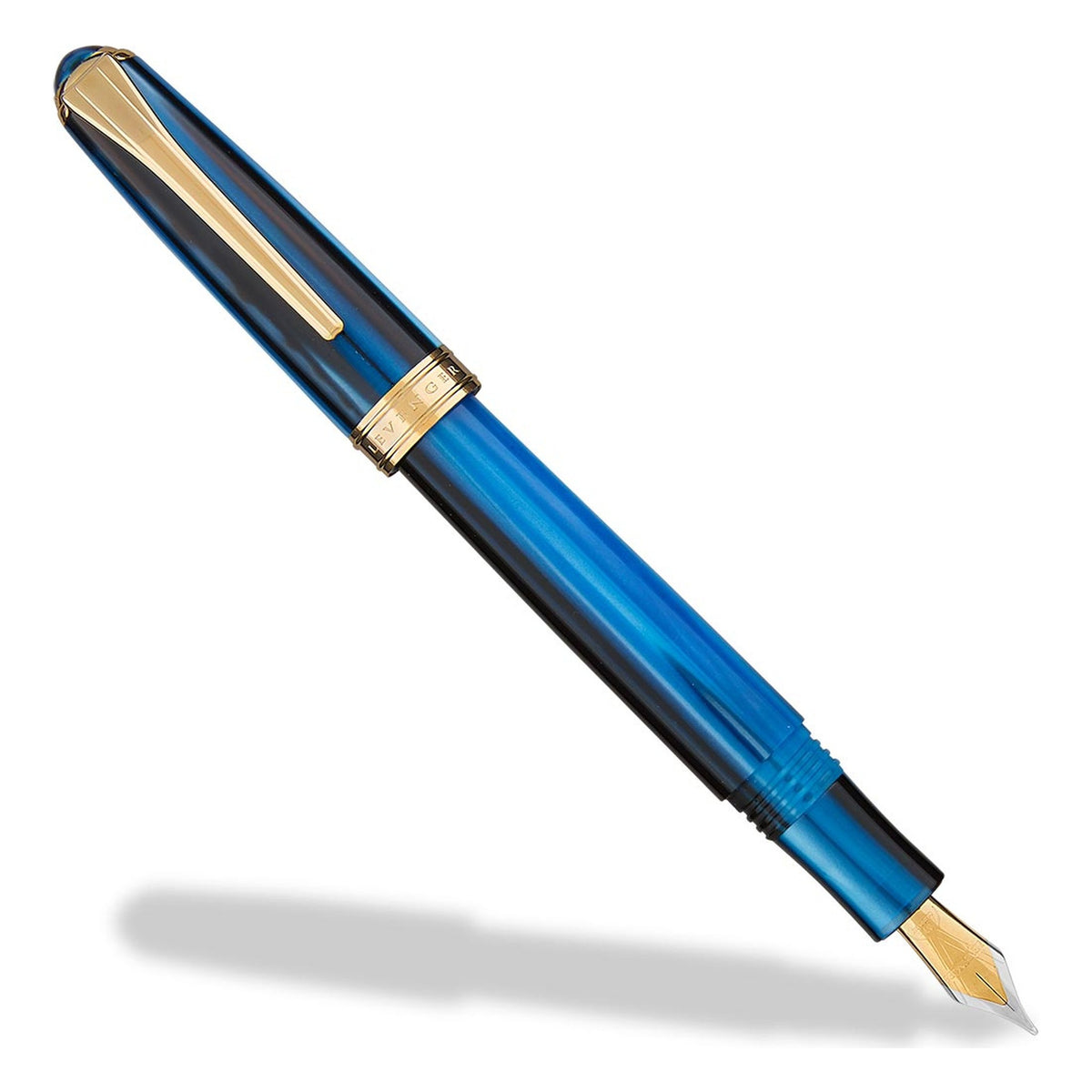 Levenger True Writer Classic Fountain Pen - Midnight Strata