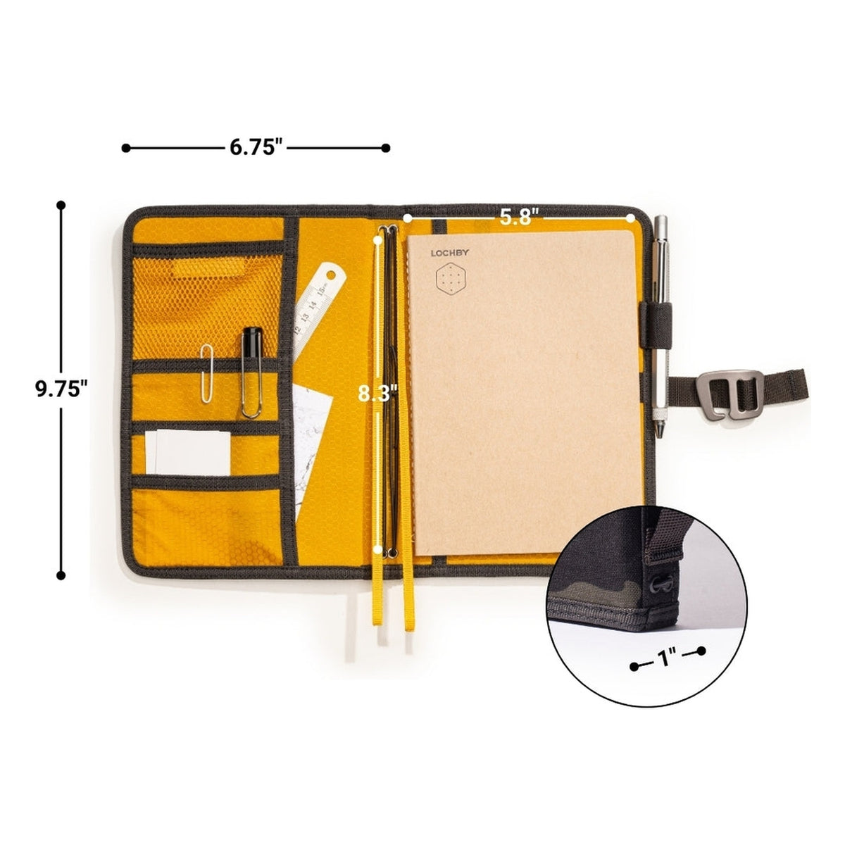 LOCHBY Field Journal - Black Multicam