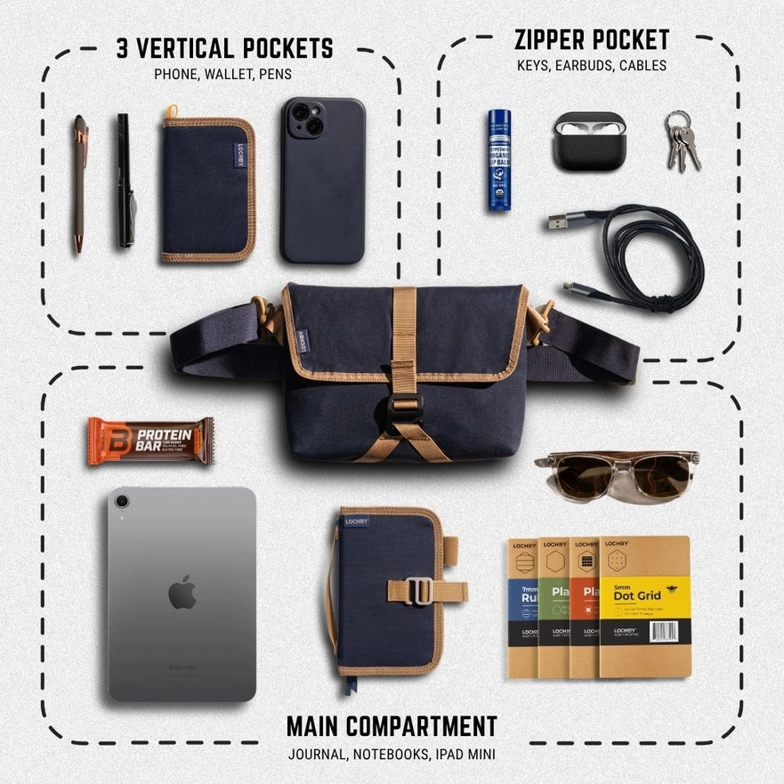 Lochby Field Sling - Navy