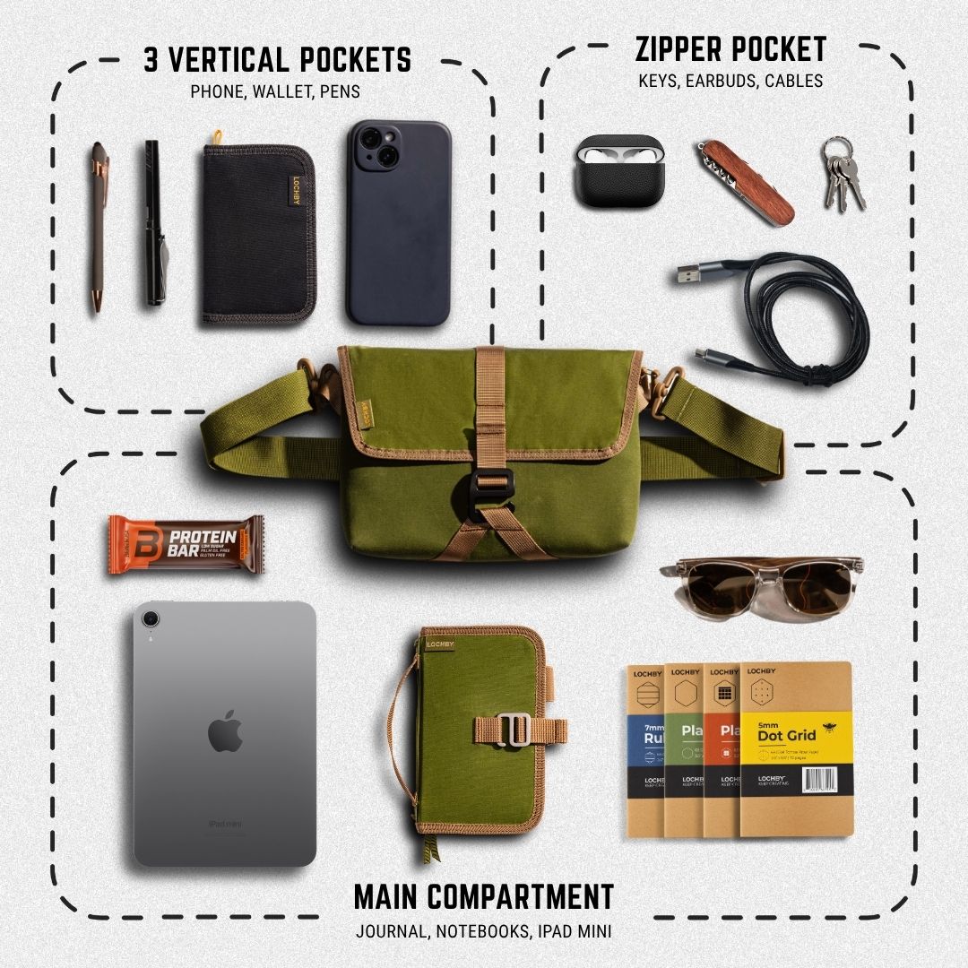 Lochby Field Sling - Olive