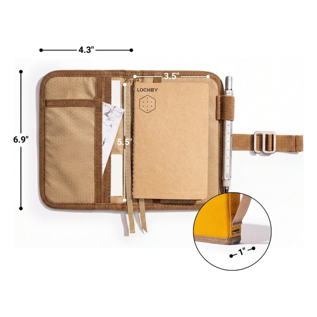 LOCHBY Mini Field Journal - Honey