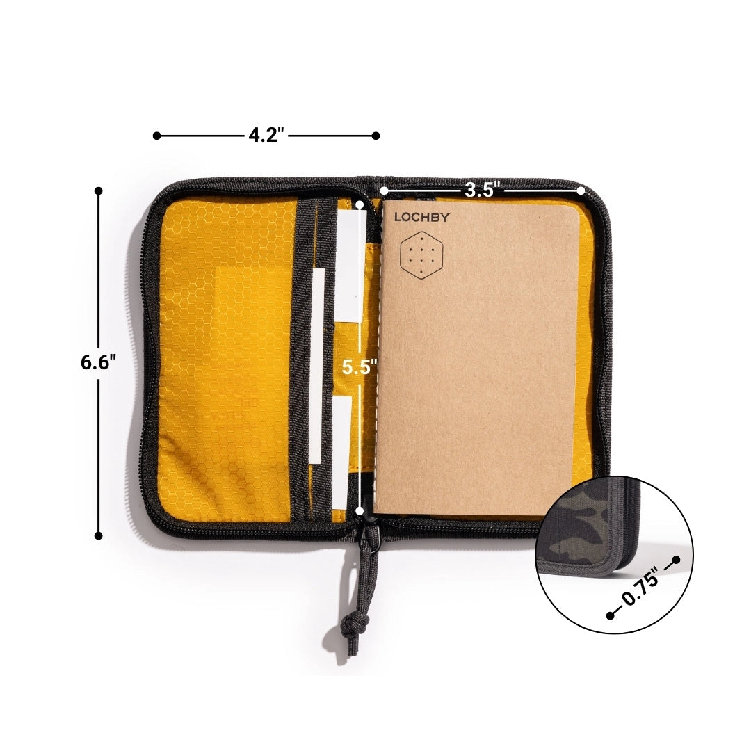 Lochby Pocket Journal - Black Multicam