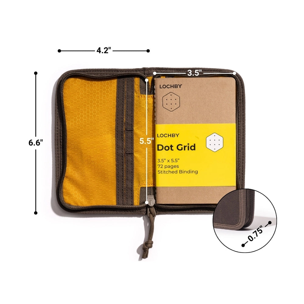 Lochby Pocket Journal - Brown (3.5" × 5.5")