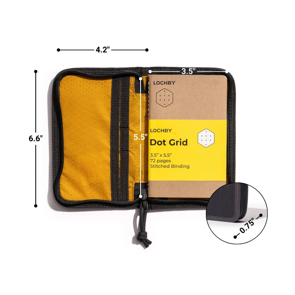 Lochby Pocket Journal - Bumblebee (3.5" × 5.5")