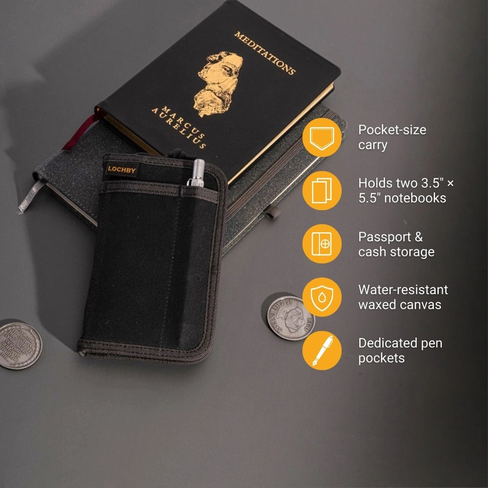 Lochby Pocket Journal - Bumblebee (3.5" × 5.5")