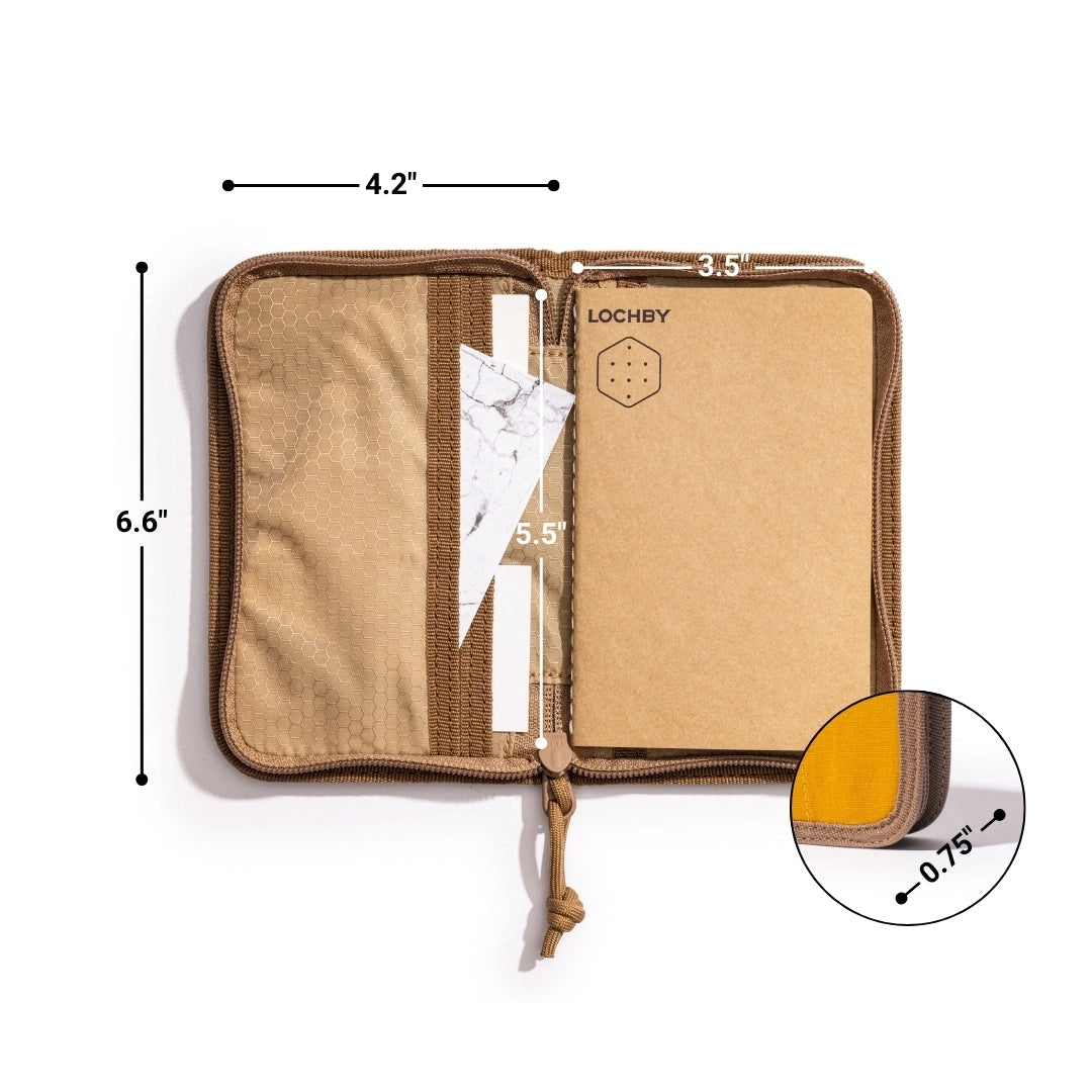 Lochby Pocket Journal - Honey (3.5" × 5.5")