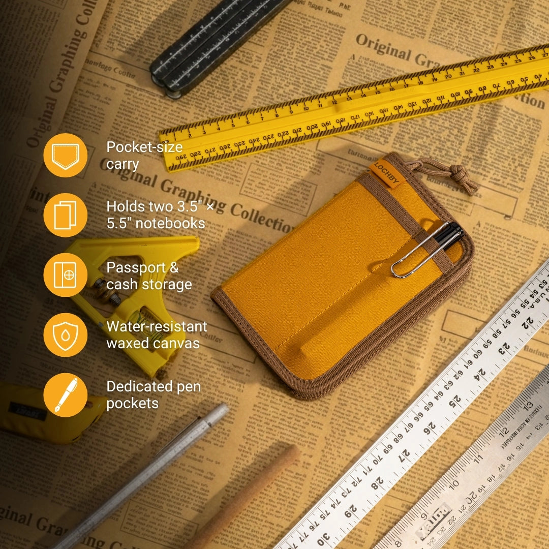Lochby Pocket Journal - Honey (3.5" × 5.5")