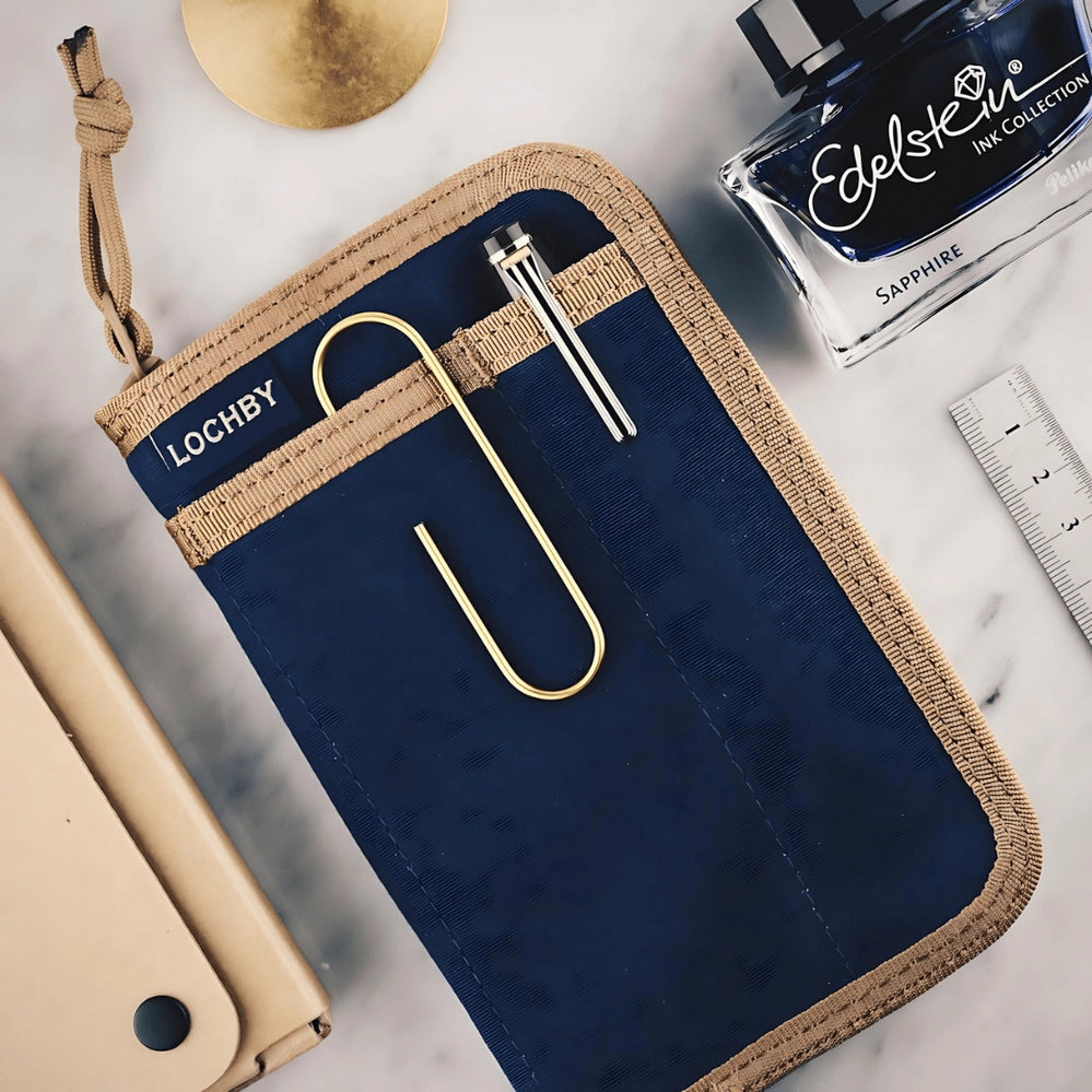 Lochby Pocket Journal - Navy (3.5" × 5.5")
