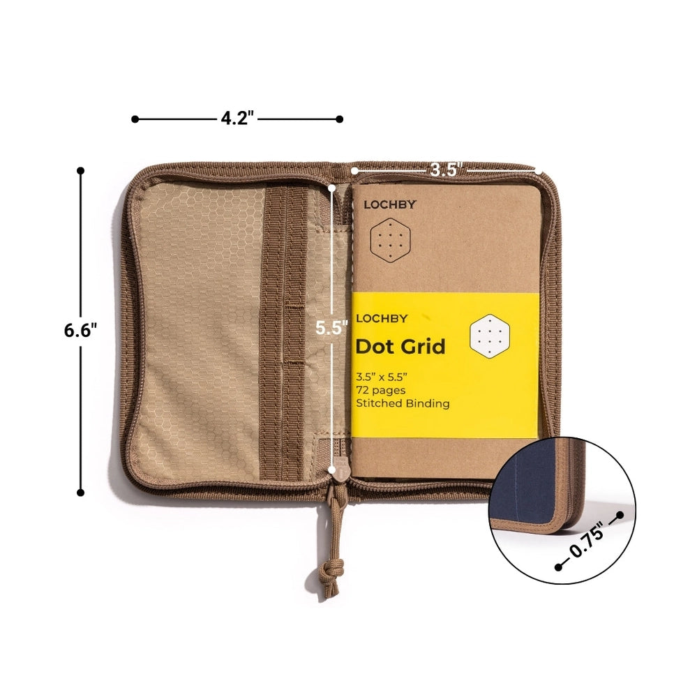 Lochby Pocket Journal - Navy (3.5" × 5.5")