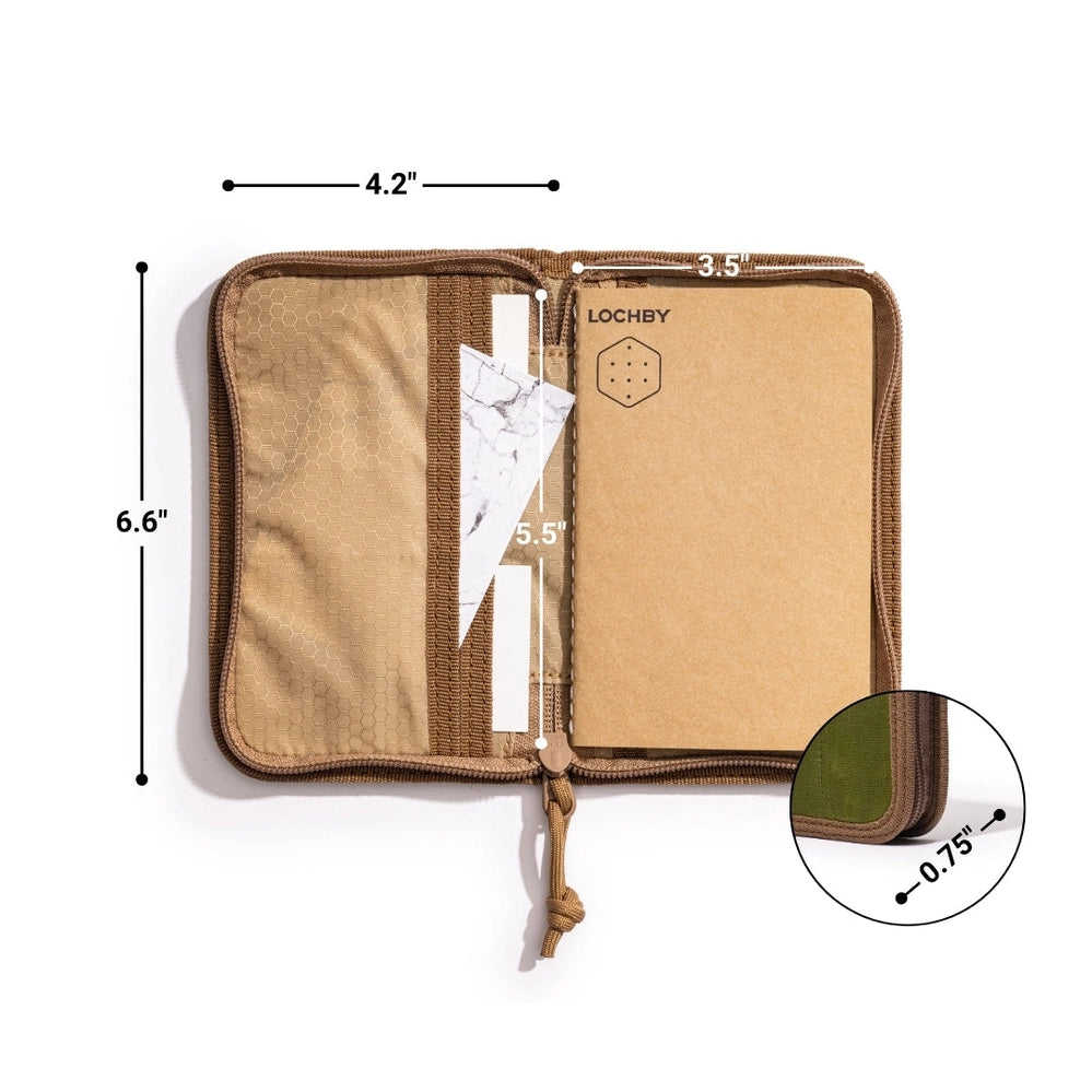 Lochby Pocket Journal - Olive (3.5" × 5.5")