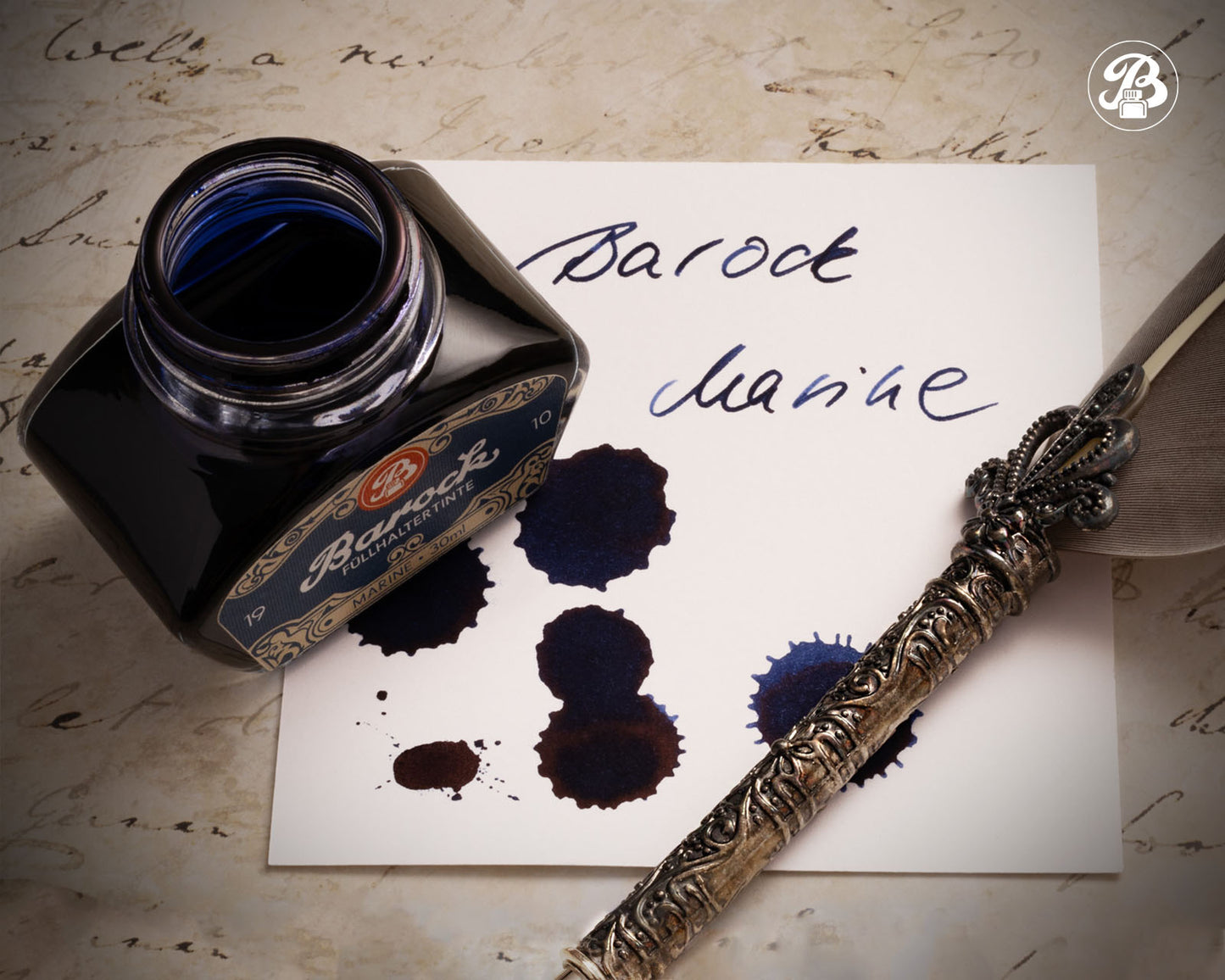 Octopus Barock 1910: Marine Blue Ink