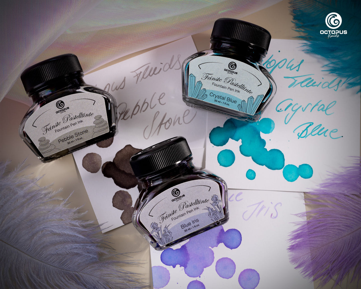 Octopus Pastel Ink - Blue Iris