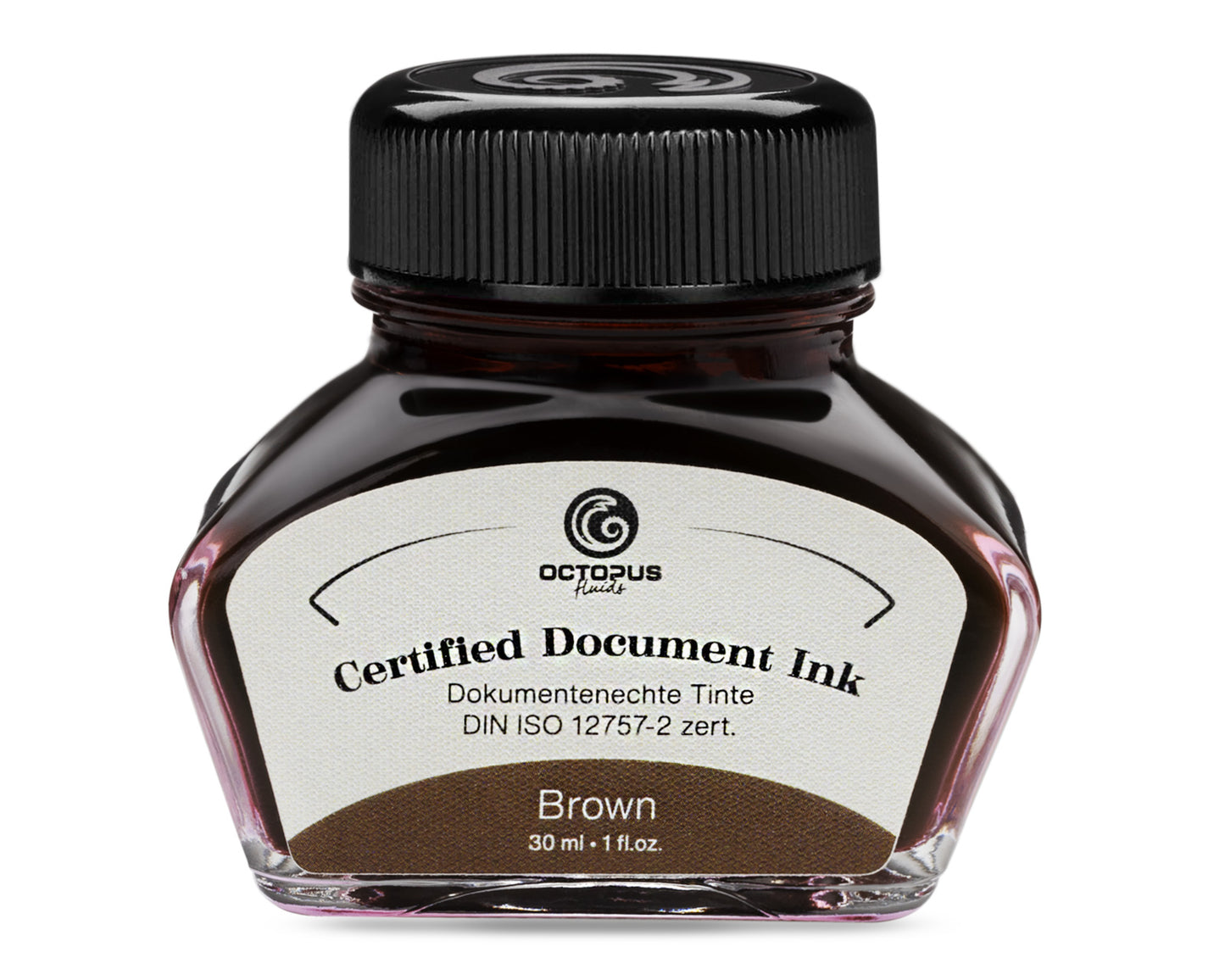 Octopus Fluids - Document Ink, Brown (30mL Bottle)