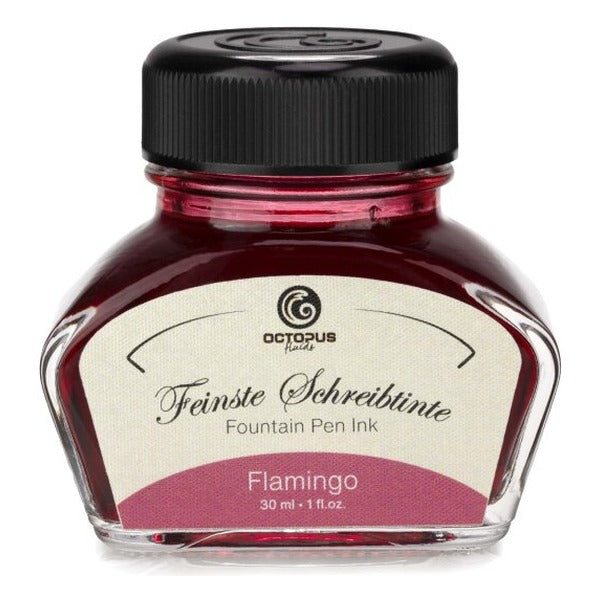Octopus Fluids Flamingo Red-Pink Fountain Pen Ink