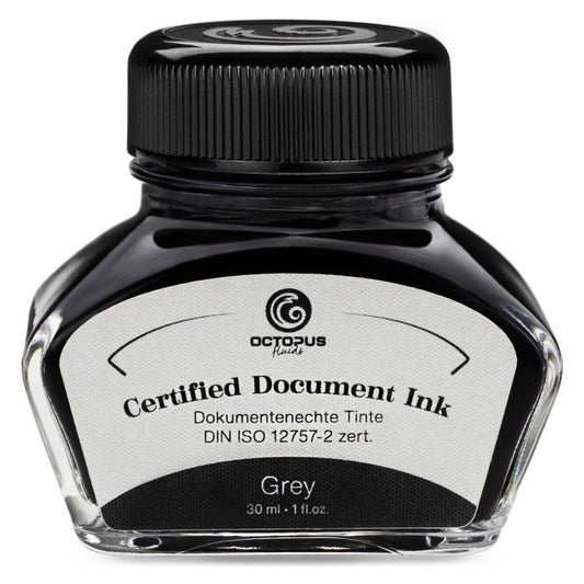 Octopus Fluids Grey Document Fountain Pen Ink