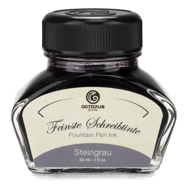 Octopus Fluids Steingrau (Stone Grey) Fountain Pen Ink