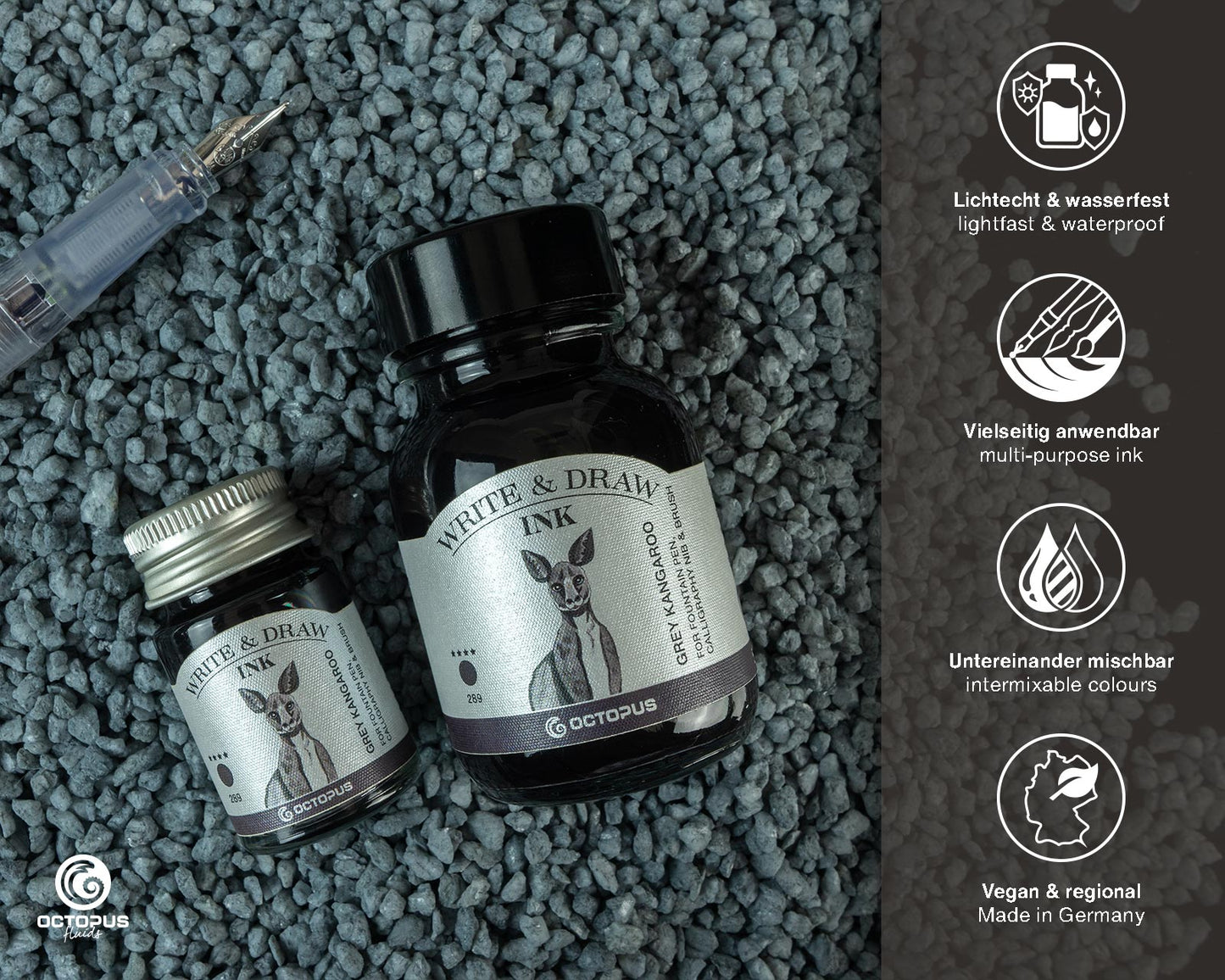 Octopus Write and Draw: Grey Kangaroo