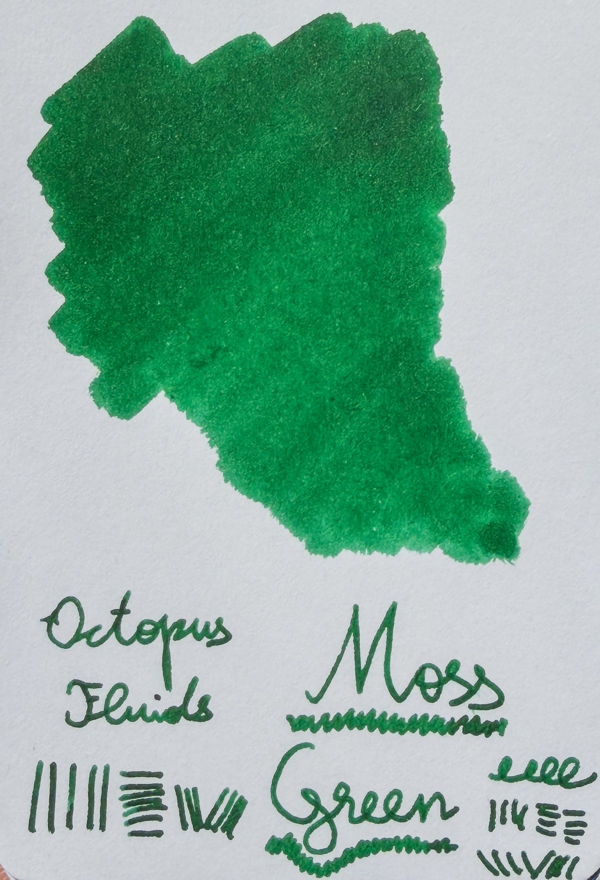 Octopus - Moss Green Ink