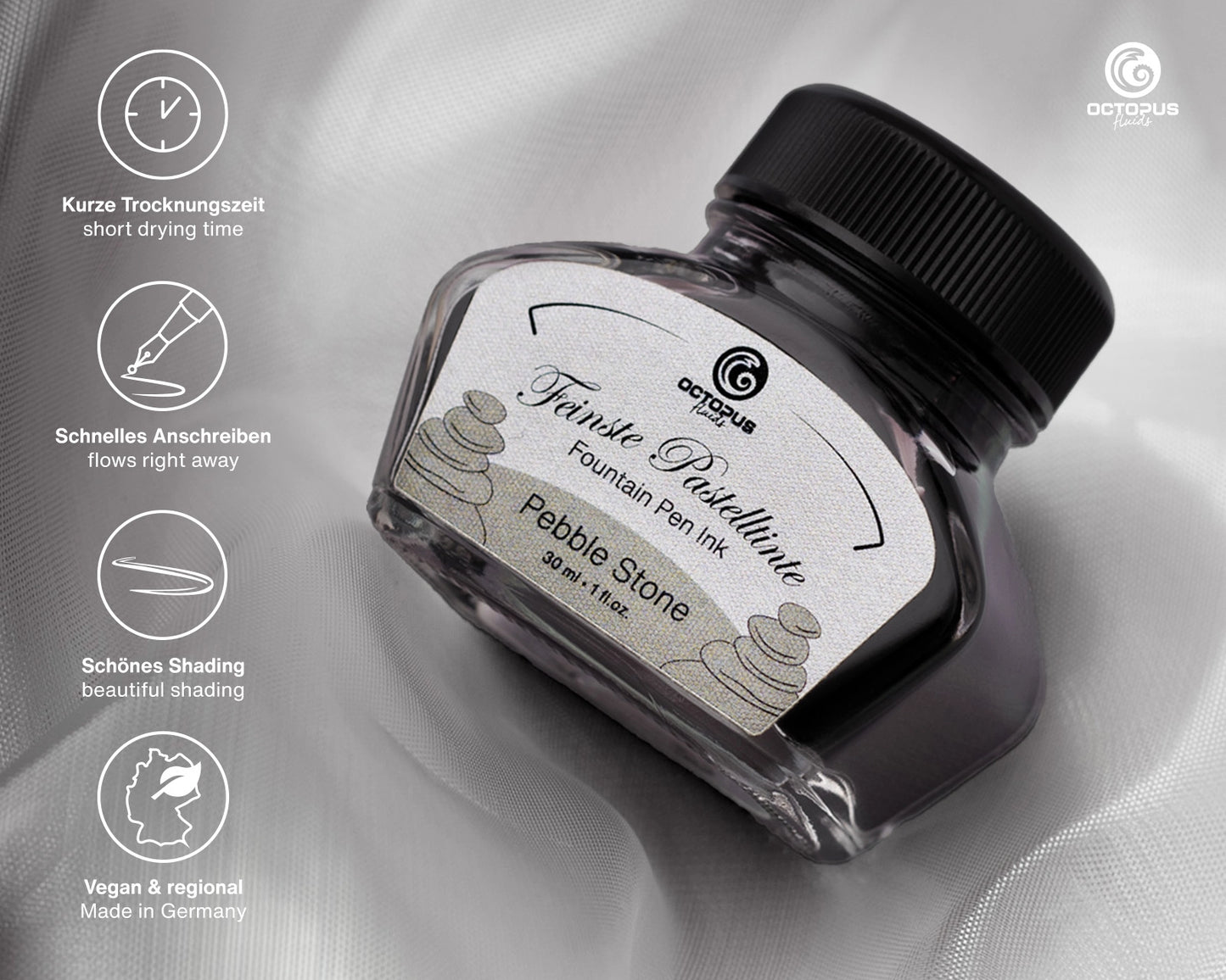 Octopus Pastel Ink - Pebble Stone Grey