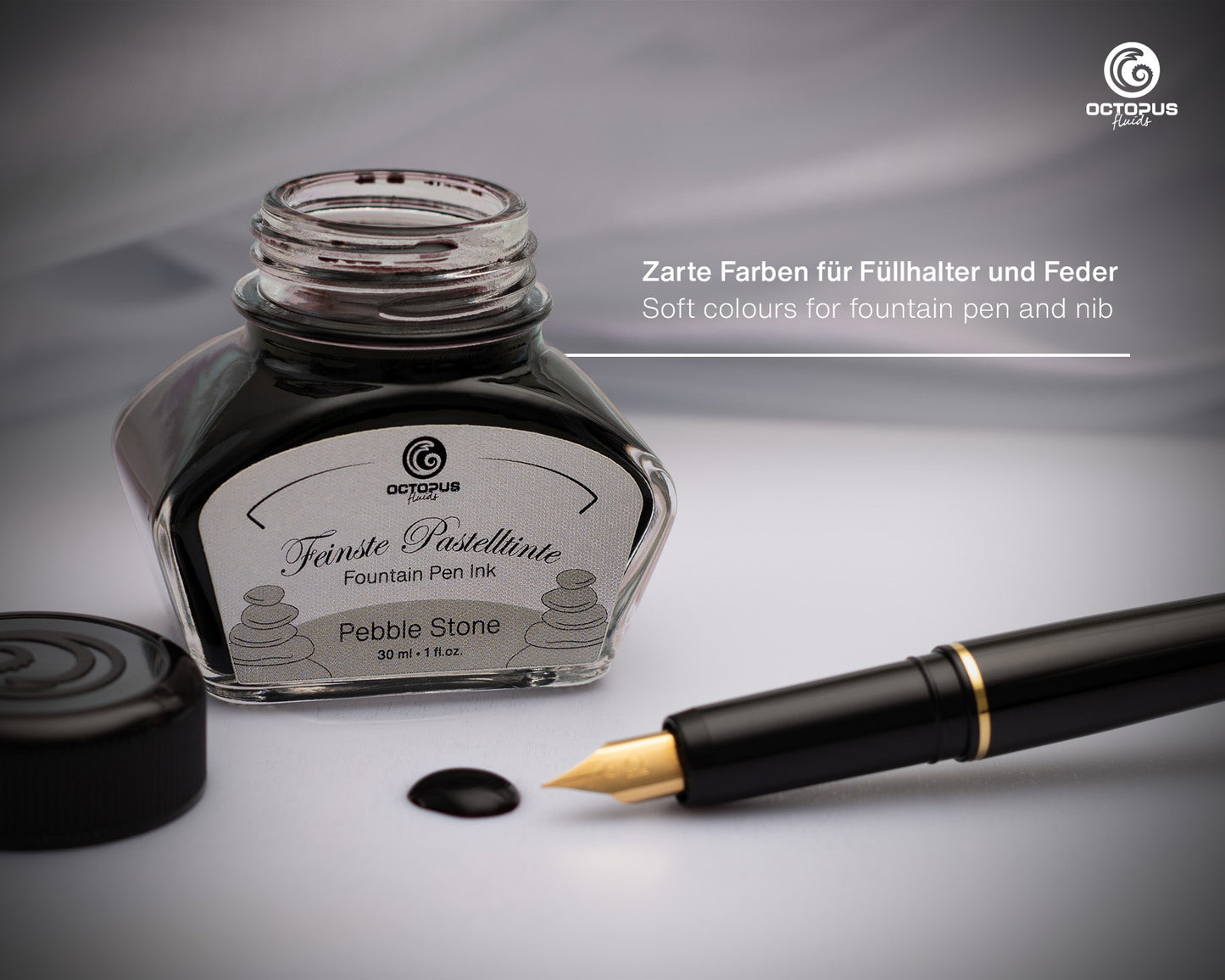 Octopus Pastel Ink - Pebble Stone Grey