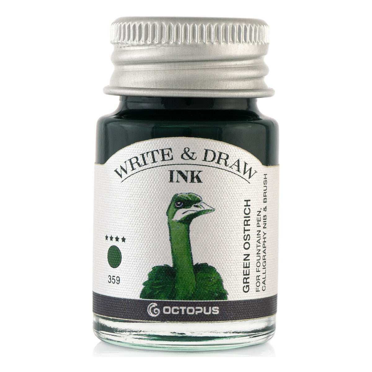 Octopus Write and Draw: Green Ostrich — 10mL bottle