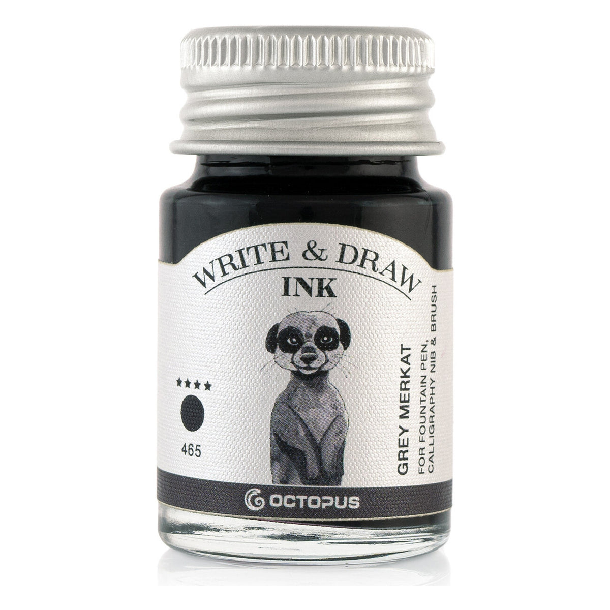 Octopus Write and Draw: Grey Meerkat — 10mL bottle