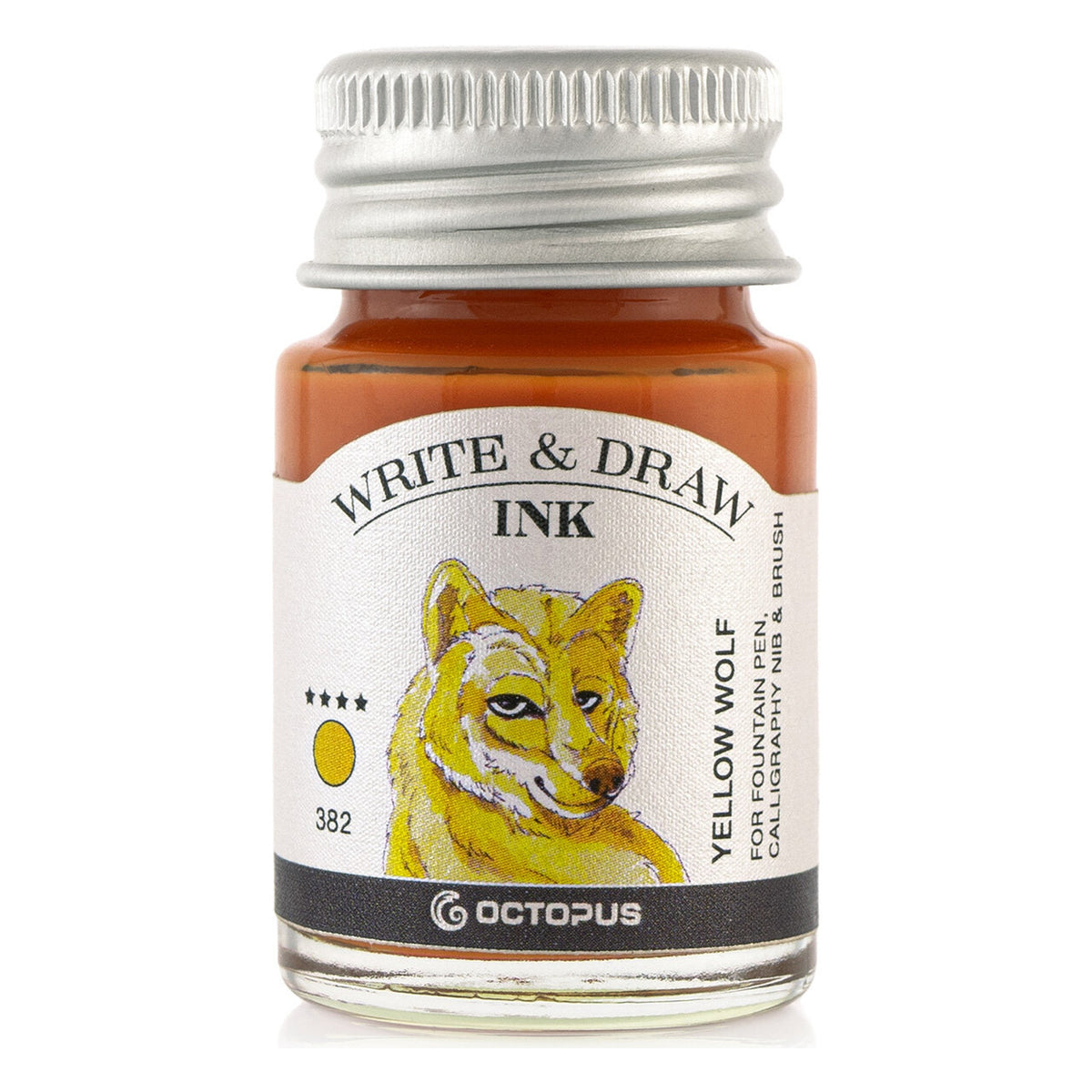 Octopus Write and Draw: Yellow Wolf — 10mL bottle