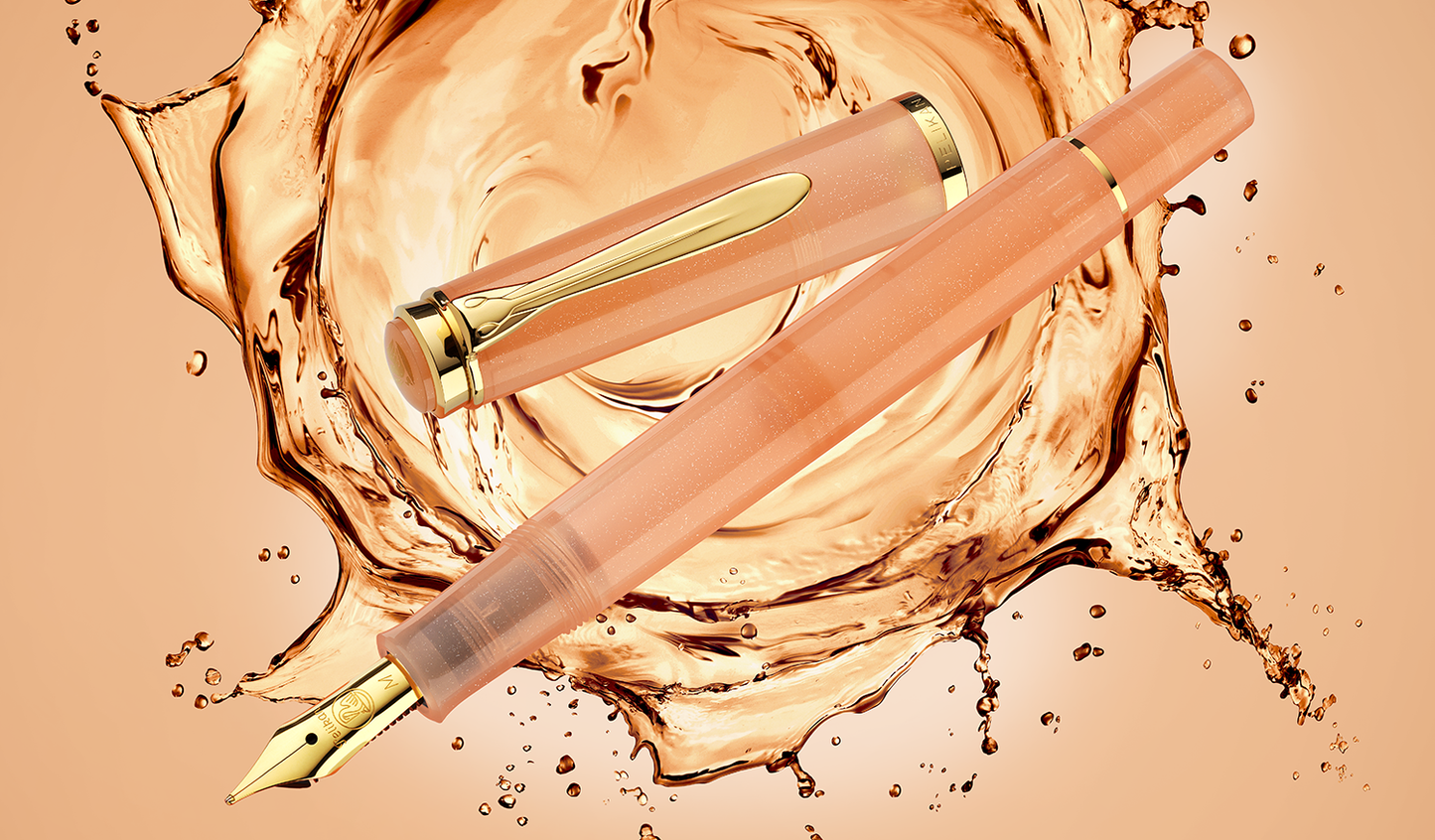 Pelikan M200 Fountain Pen - Apricot Achat (Special Edition, in Gift Box)