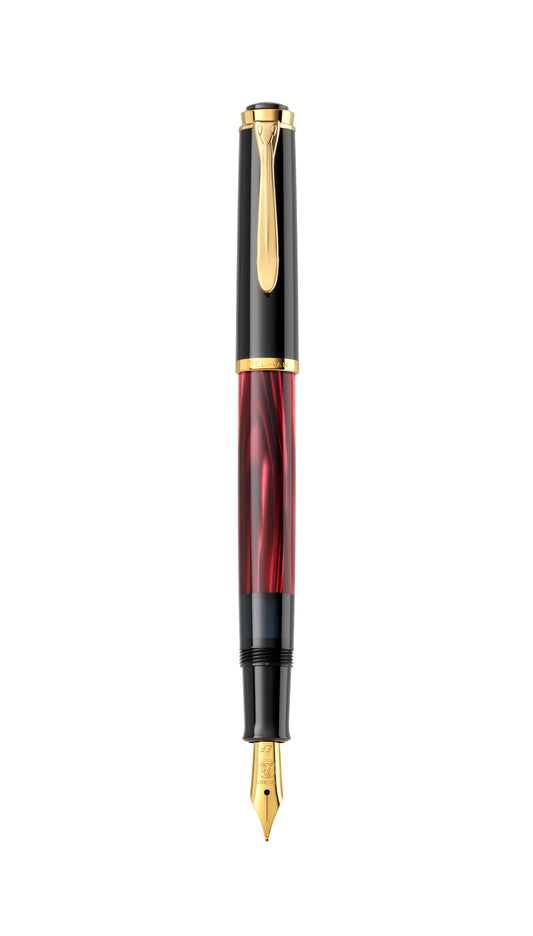 Pelikan Classic M200 Fountain Pen - Red Marbled